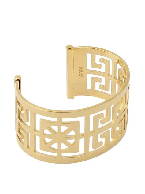 versace jewelry bracelet black stone|Versace bangle.